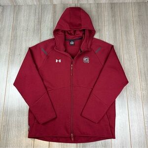 Under Armour Gamecocks Full Zip Fleece Jacket XL Red